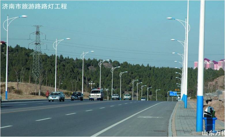 燕山立交橋、濟(jì)南市旅游路燈亮化工程-路燈照明工程